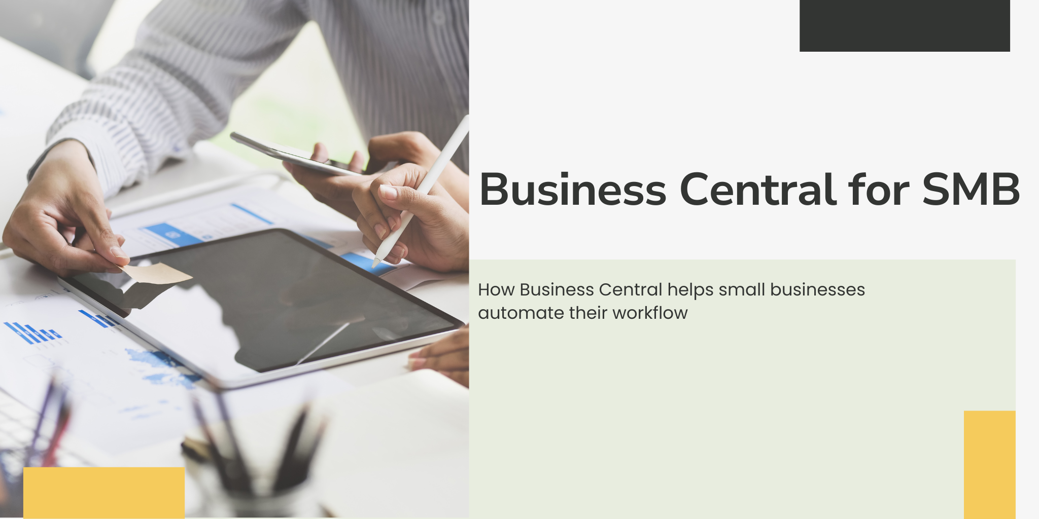 How Business Central helps small businesses automate their workflow